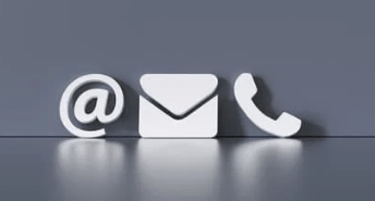 Kontakt per Email oder Telefon